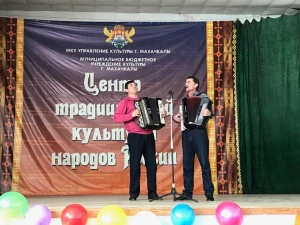 В филиале Центра культуры Управления культуры города Махачкалы села Новый Хушет состоялся торжественный концерт, посвященный Дню защитника Отечества.