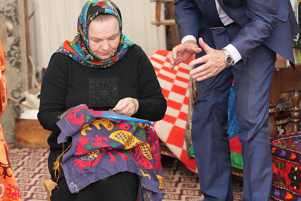 В Кайтагском районе прошла экспедиция по фиксации  «Кайтагской вышивки»