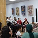 Мастер-класс по кайтагской вышивке в Республиканском Доме народного творчества.