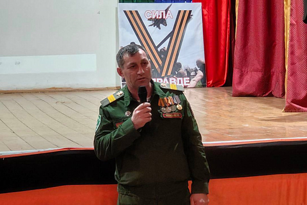 В Ботлихском районе прошел урок мужества «Герои СВО живущие рядом с нами»