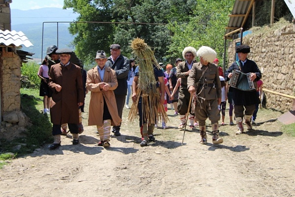 Старинный обряд вызова дождя воспроизвели  в Табасаранском районе