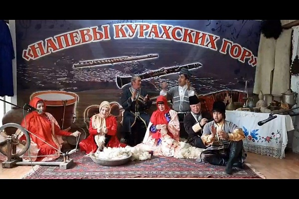 Управления культуры МО «Курахский район» провели сегодня  фестиваль народной музыки и песни «Напевы Курахских гор»