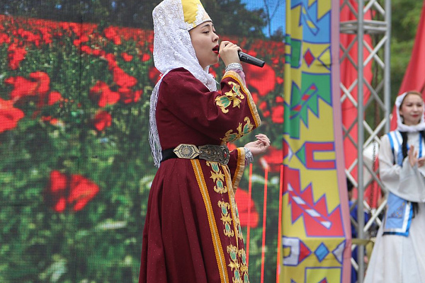 Праздник фольклорных коллективов прошел в Махачкале 