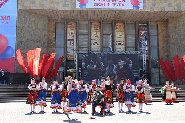 В Махачкале прошли праздничные мероприятия, посвящённые первомайским праздникам и ЧЕ в Дагестане