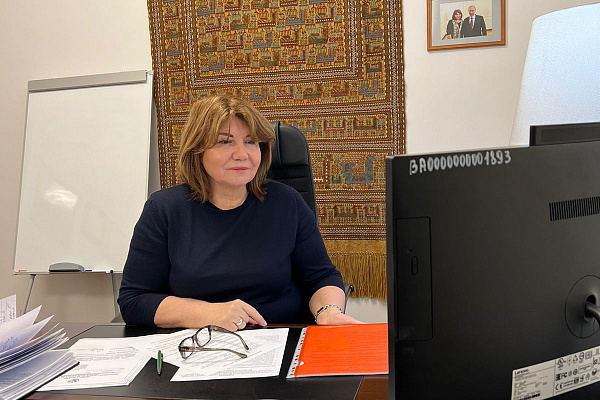Замминистра культуры РД Республиканского дома народного творчества Марита Мугадова приняла участие в заседании Рабочей группы в формате ВКС 