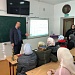 Мастер унцукульской насечки металлом по дереву Магомедали Магомедалиев встретился с учениками 8-10 классов Унцукульской СОШ №2.