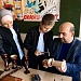 10 ноября состоялся мастер-класс по насечке металлом по дереву в школе N40.